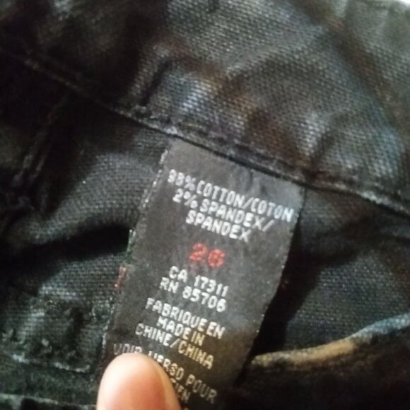 Buffalo David Bitton Black Flare Bell Bottom Jeans Low Rise 26x34 - Picture 4 of 6